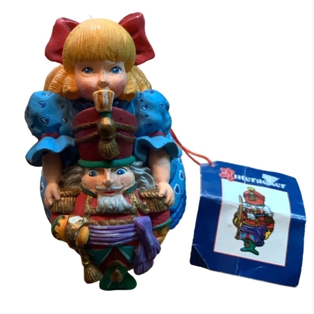 Vintage Department 56 Marie with Nutcracker ornament - flawed